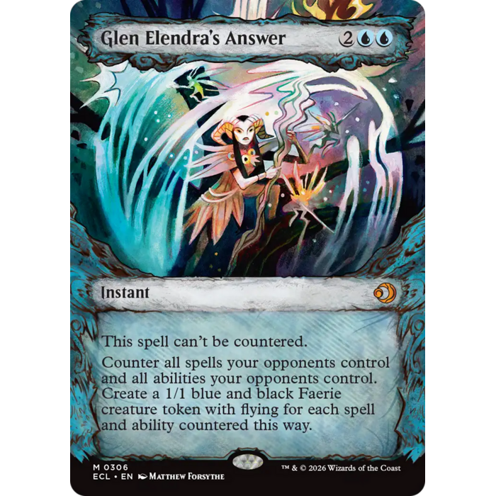 Magic: The Gathering Glen Elendra's Answer (Showcase) (306) Lightly Played Foil