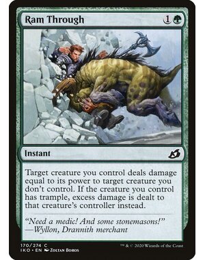 Magic: The Gathering Ram Through (170) Lightly Played Foil