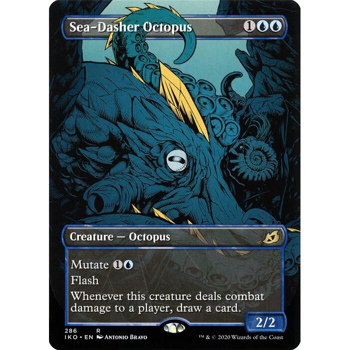 Magic: The Gathering Sea-Dasher Octopus (Showcase) (286) Near Mint Foil