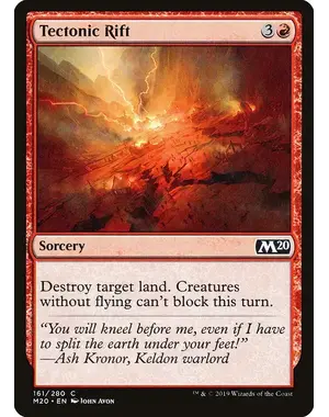 Magic: The Gathering Tectonic Rift (161) Near Mint