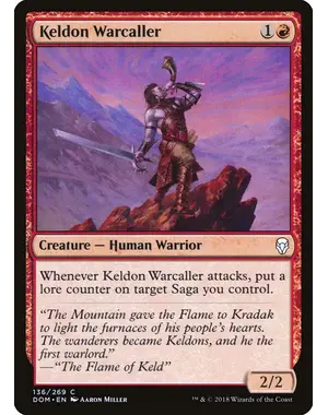 Magic: The Gathering Keldon Warcaller (136) Near Mint