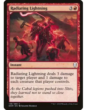 Magic: The Gathering Radiating Lightning (138) Near Mint