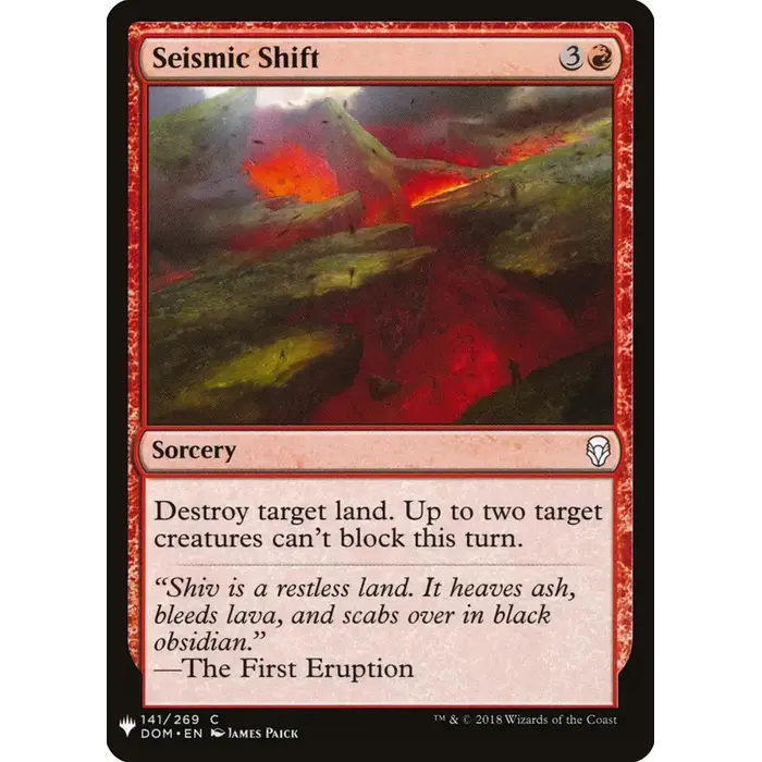 Magic: The Gathering Seismic Shift (DOM-141) Near Mint
