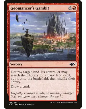 Magic: The Gathering Geomancer's Gambit (125) Near Mint