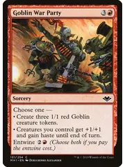 Magic: The Gathering Goblin War Party (131) Near Mint