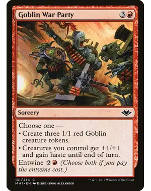 Magic: The Gathering Goblin War Party (131) Near Mint