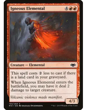 Magic: The Gathering Igneous Elemental (133) Near Mint
