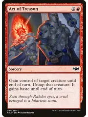 Magic: The Gathering Act of Treason (91) Near Mint