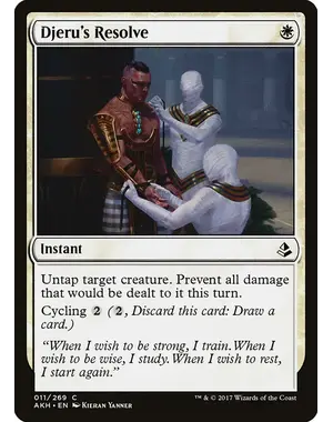 Magic: The Gathering Djeru's Resolve (11) Near Mint