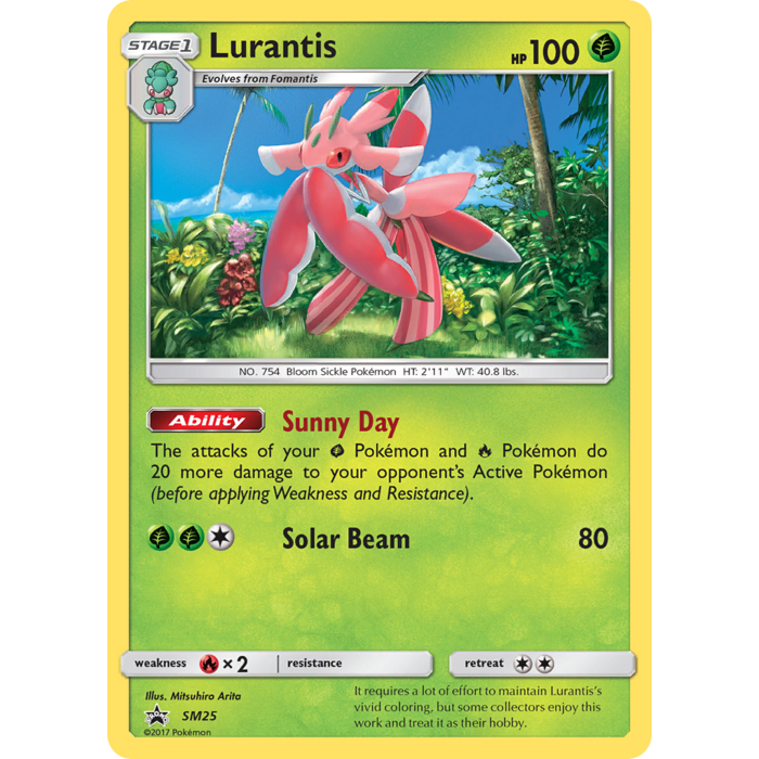 Pokemon Lurantis (SM25) Lightly Played Holofoil