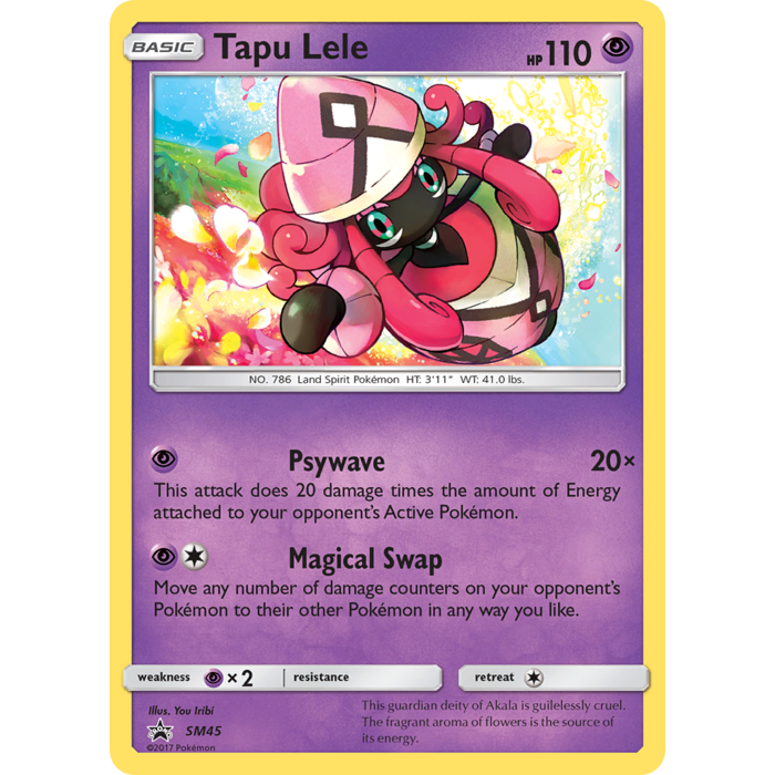 Pokemon Tapu Lele (SM45) Lightly Played Holofoil