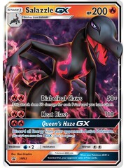 Pokemon Salazzle GX (SM63) Lightly Played Holofoil