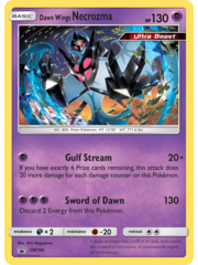 Pokemon Dawn Wings Necrozma (SM106) Lightly Played Holofoil