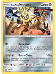 Pokemon Dusk Mane Necrozma (SM107) Lightly Played Holofoil