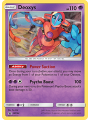 Pokemon Deoxys (SM164) Damaged Holofoil