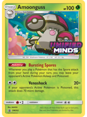 Pokemon Amoonguss (Prerelease) (SM202) Lightly Played Holofoil