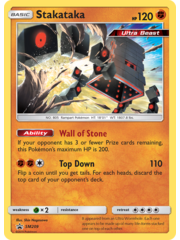 Pokemon Stakataka (SM209) Lightly Played Holofoil