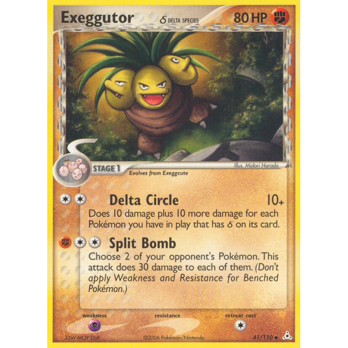 Pokemon Exeggutor (Delta Species) (041) Lightly Played Holofoil