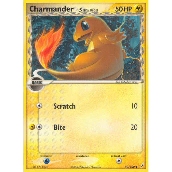 Pokemon Charmander (Delta Species) (049) Lightly Played