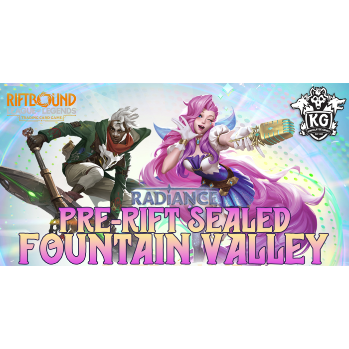 UVS Games 10/16/26 Fountain Valley Riftbound Radiance Pre-Rift Sealed Event Friday 12 PM