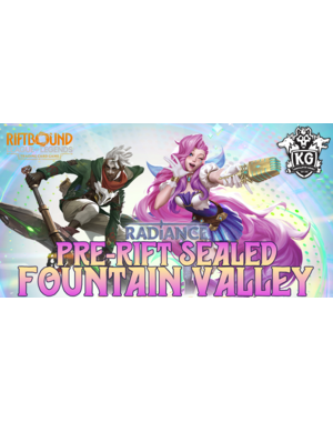 UVS Games 10/17/26 Fountain Valley Riftbound Radiance Pre-Rift Sealed Event Saturday 1130 AM