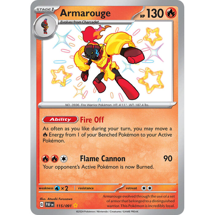 Pokemon Armarouge (115) Lightly Played Holofoil