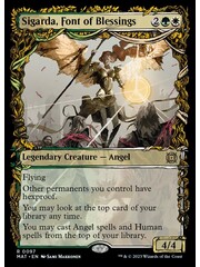 Magic: The Gathering Sigarda, Font of Blessings (Showcase) (097) Lightly Played Foil