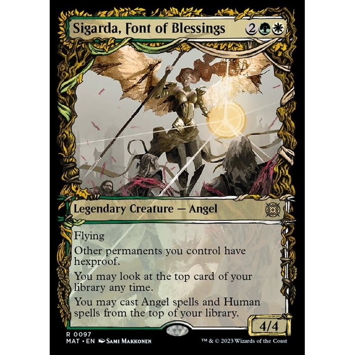 Magic: The Gathering Sigarda, Font of Blessings (Showcase) (097) Lightly Played Foil