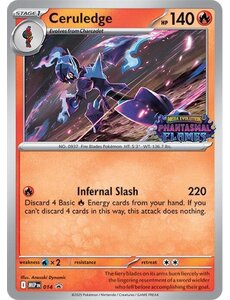 Pokemon Ceruledge (Prerelease) (014) Lightly Played Holofoil