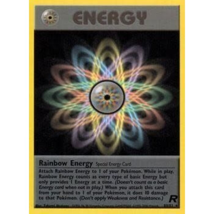 Pokemon Rainbow Energy (080) UNL Lightly Played