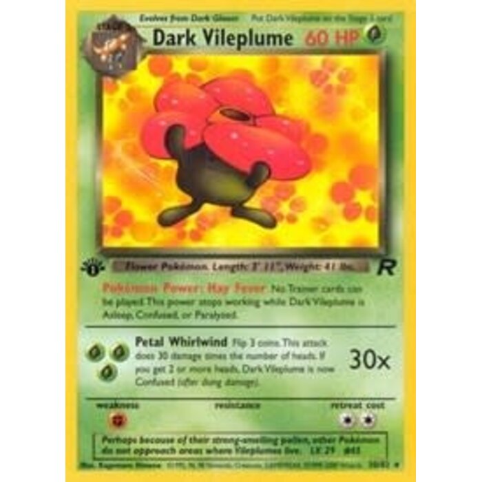 Pokemon Dark Vileplume (030) UNL Lightly Played