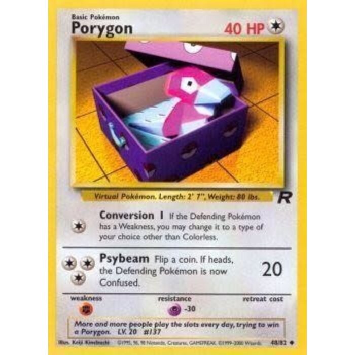 Pokemon Porygon (048) UNL Lightly Played