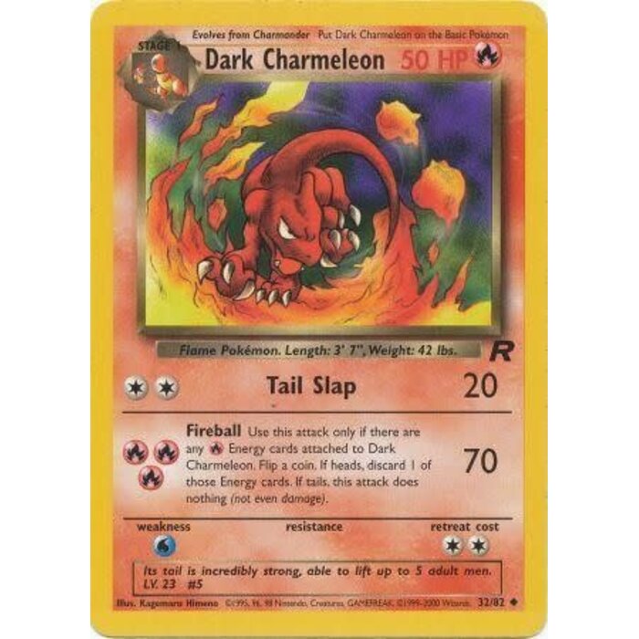 Pokemon Dark Charmeleon (032) UNL Lightly Played