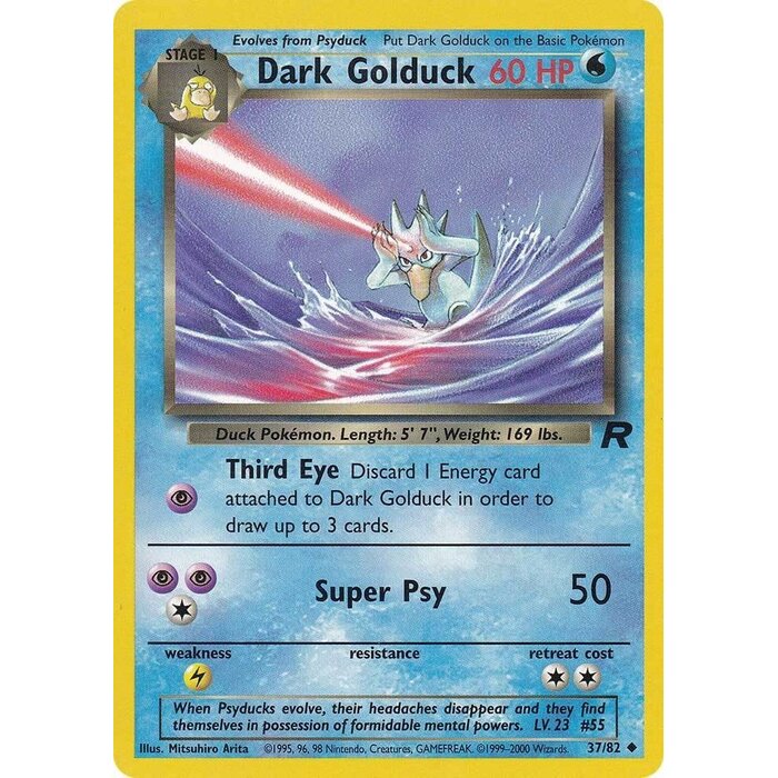 Pokemon Dark Golduck (037) UNL Lightly Played