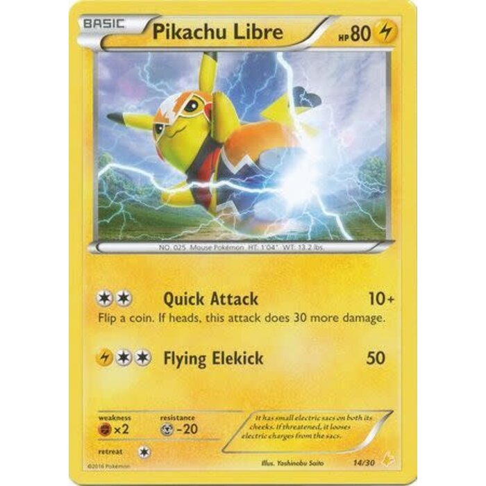Pokemon Pikachu Libre (014) Lightly Played