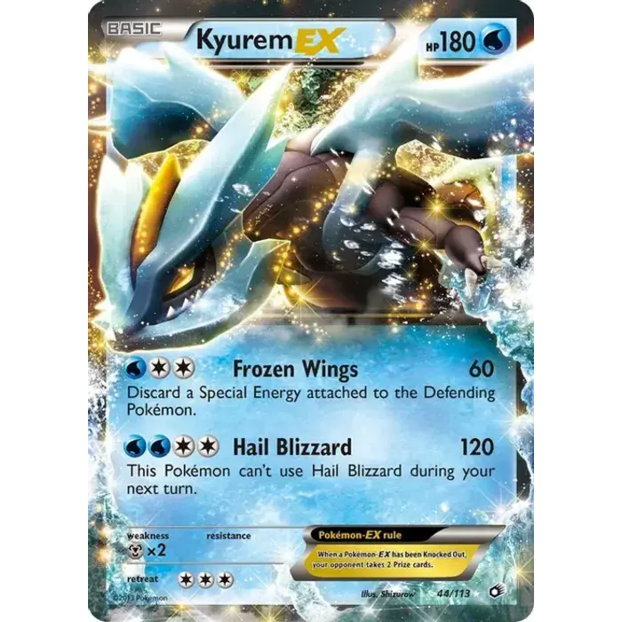 Pokemon Kyurem EX (044) Lightly Played Holofoil
