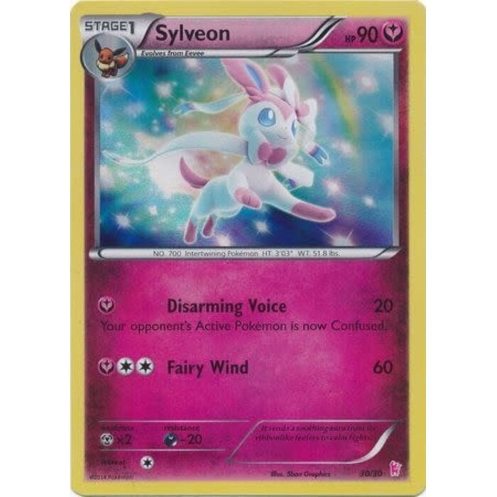 Pokemon Sylveon (030) Moderately Played Holofoil