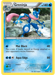 Pokemon Greninja (014) Moderately Played Holofoil