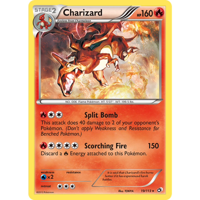 Pokemon Charizard (019) Lightly Played Holofoil