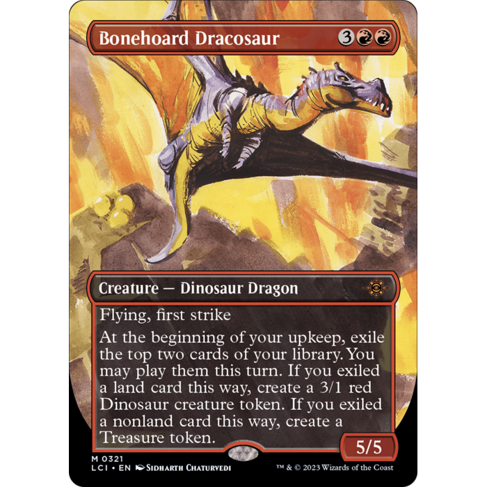 Magic: The Gathering Bonehoard Dracosaur (Borderless) (321) Near Mint