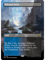 Magic: The Gathering Polluted Delta (Borderless) (356) Lightly Played
