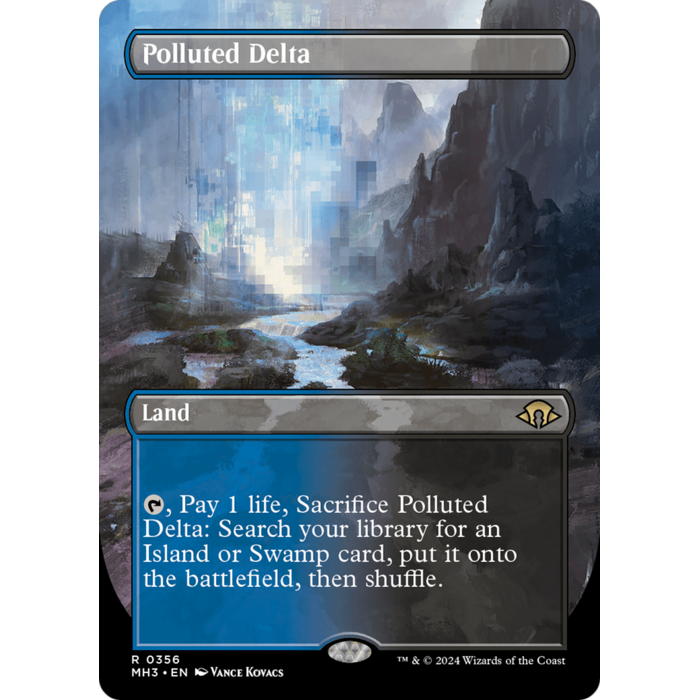 Magic: The Gathering Polluted Delta (Borderless) (356) Lightly Played