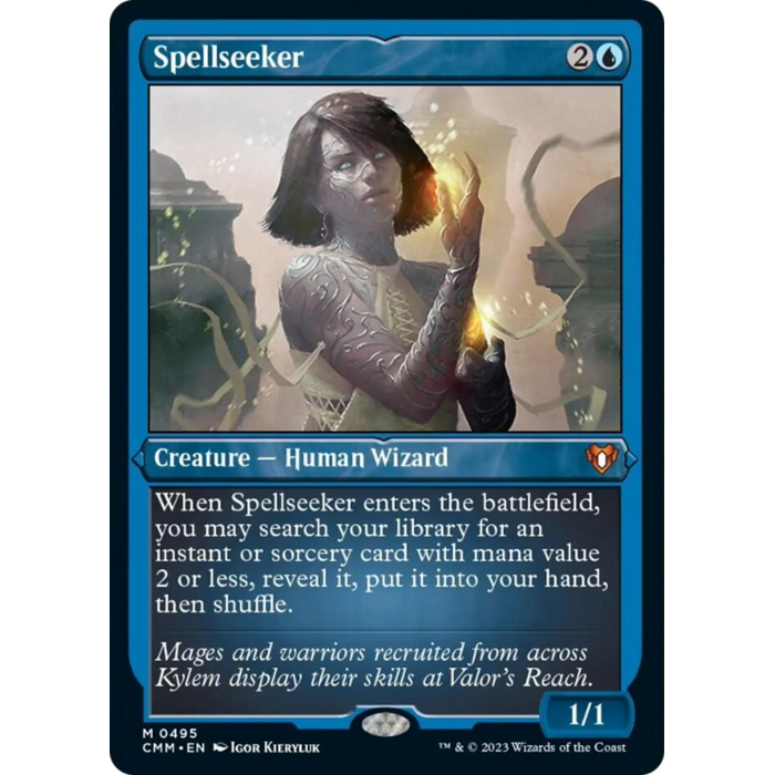 Magic: The Gathering Spellseeker (Foil Etched) (495) Near Mint Foil