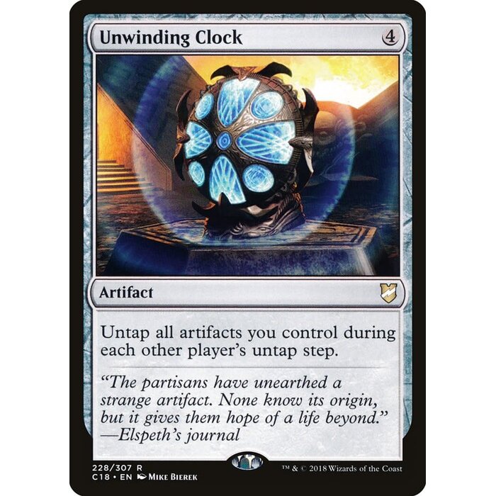 Magic: The Gathering Unwinding Clock (228) Lightly Played