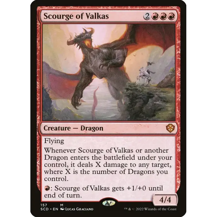 Magic: The Gathering Scourge of Valkas (157) Lightly Played