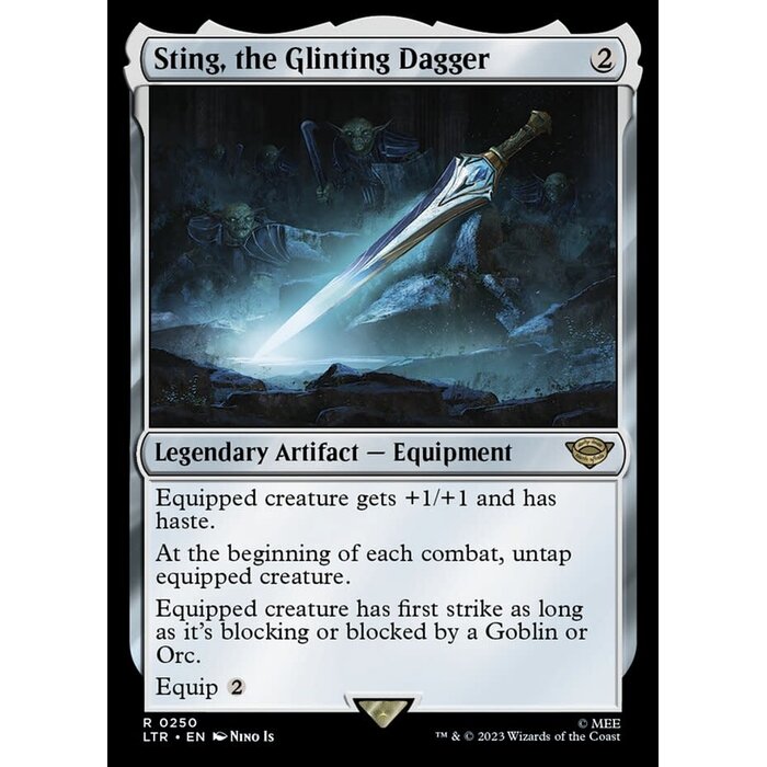 Magic: The Gathering Sting, the Glinting Dagger (250) Lightly Played