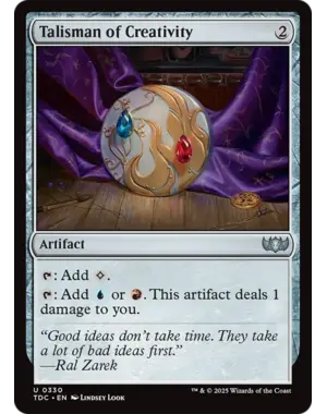 Magic: The Gathering Talisman of Creativity (330) Lightly Played