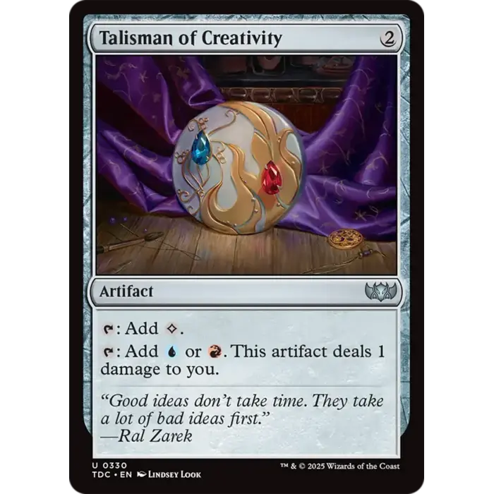 Magic: The Gathering Talisman of Creativity (330) Lightly Played