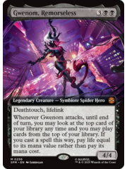 Magic: The Gathering Gwenom, Remorseless (Extended Art) (256) Lightly Played Foil