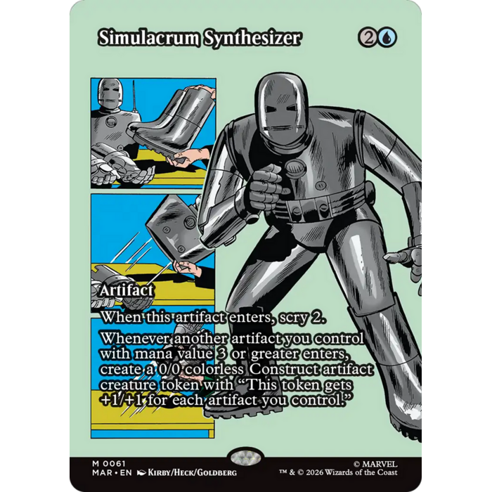 Magic: The Gathering Simulacrum Synthesizer (Borderless) (061) Lightly Played